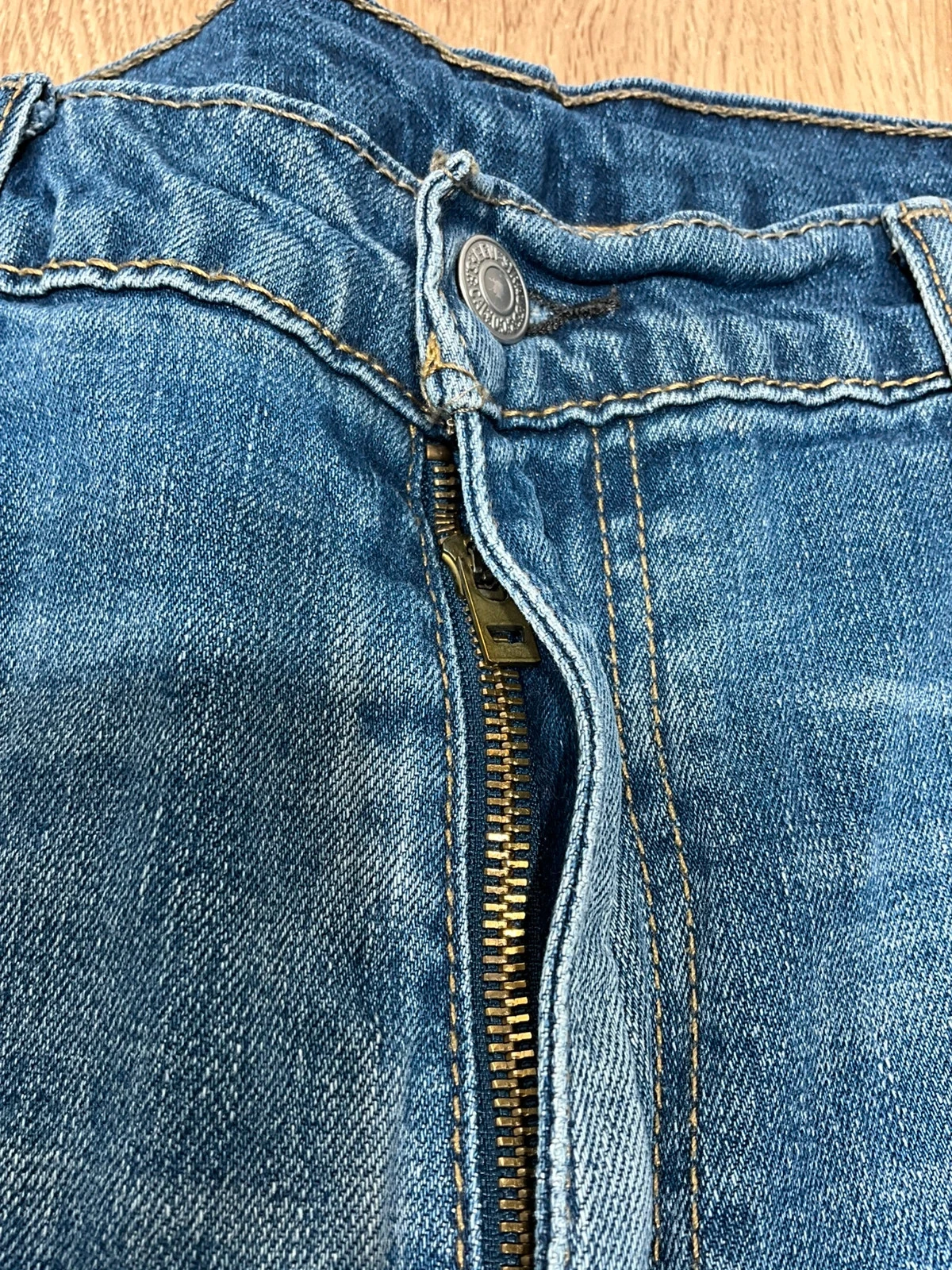 Jean Levi’s Straight W38 L32 Vintage Bleu Lvh 256 – photo 5
